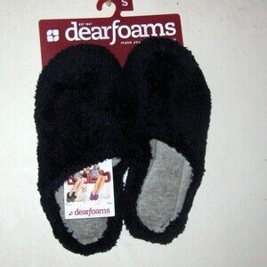 Dearfoams Small Size 5/6 Peacoat Slippers